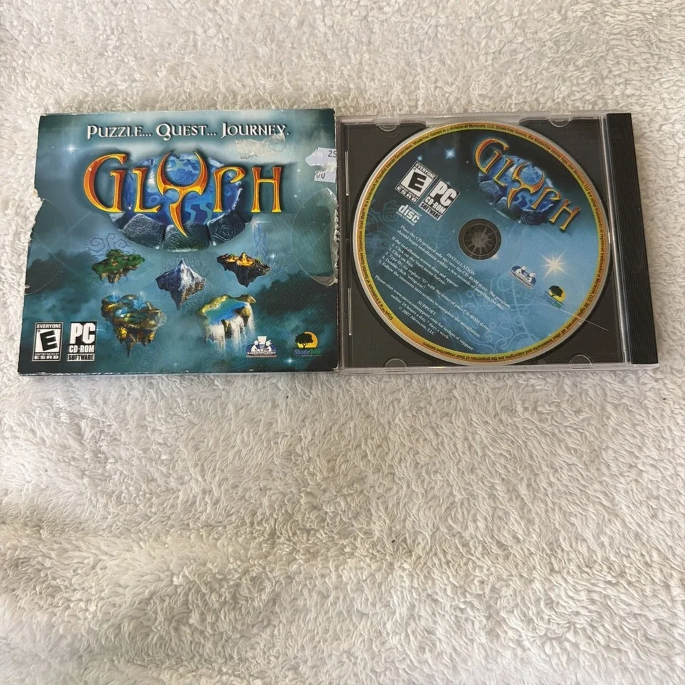Glyph PC CD ROM Video Game E-Everyone Shade Tree Games WINDOWS Snail Mail